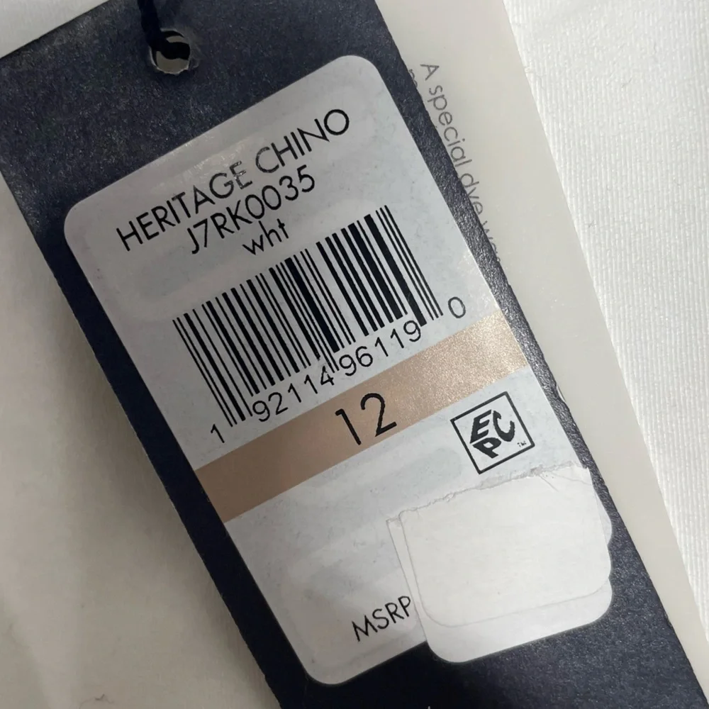 Tommy Hilfiger Women’s White 12 Hampton Heritage Stretch Slim Cuffed Crop NWT*** - Picture 13 of 16
